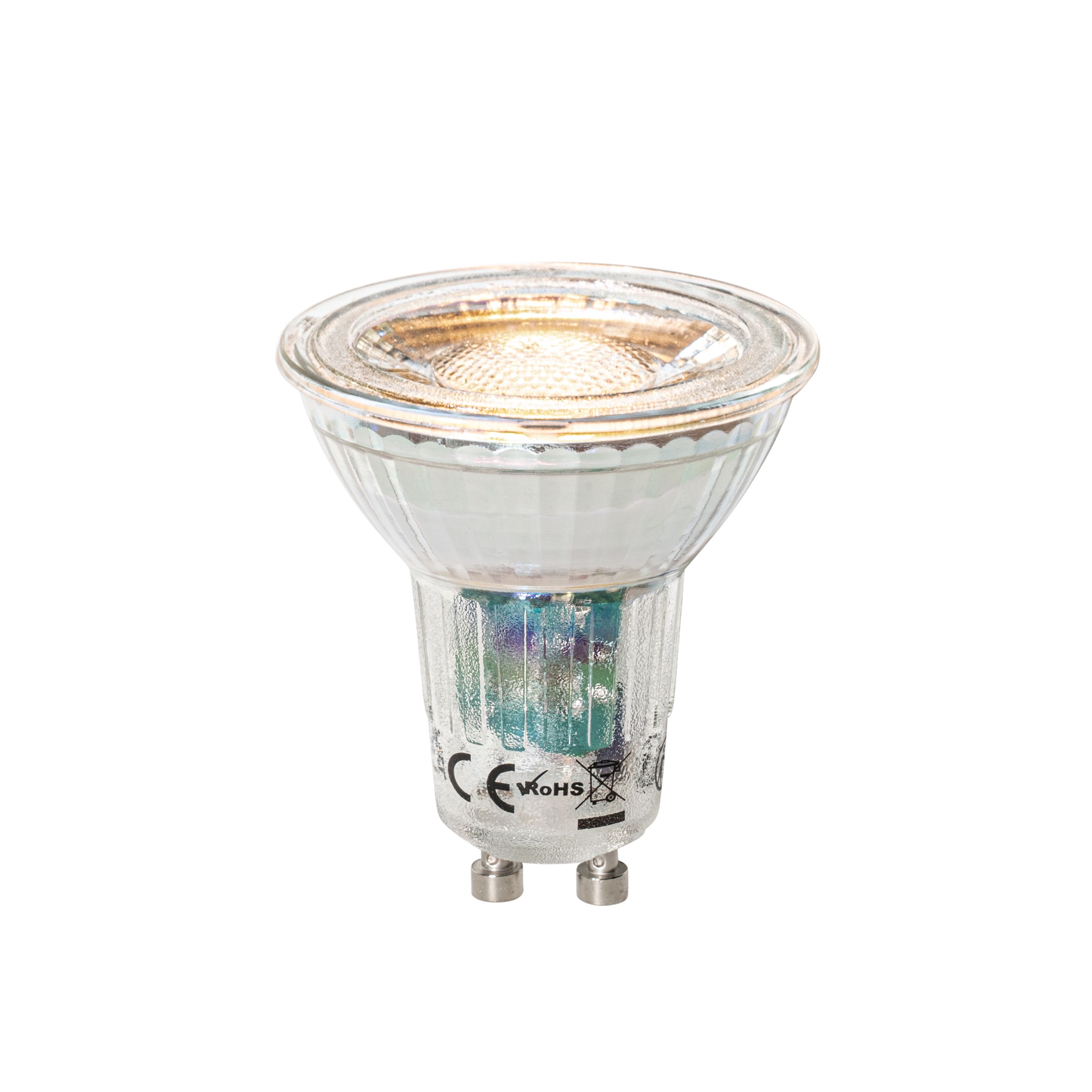Set van 5 GU10 dimbare LED lamp 3W 200 lm 2200 - 6500K