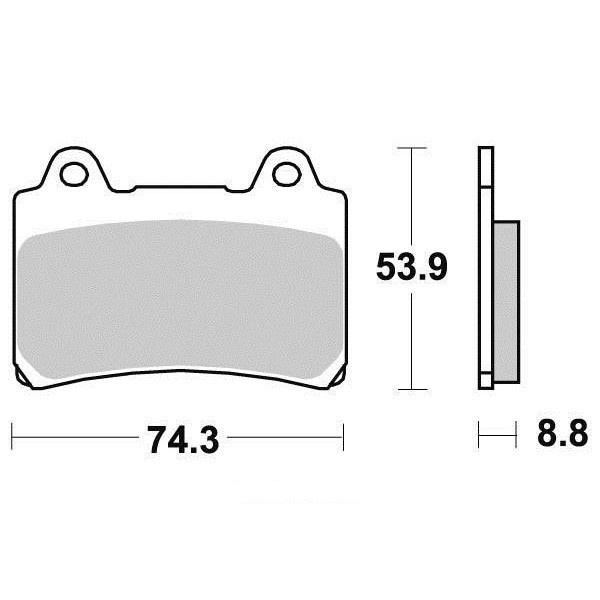 Sifam - Plaquettes de frein S1242N