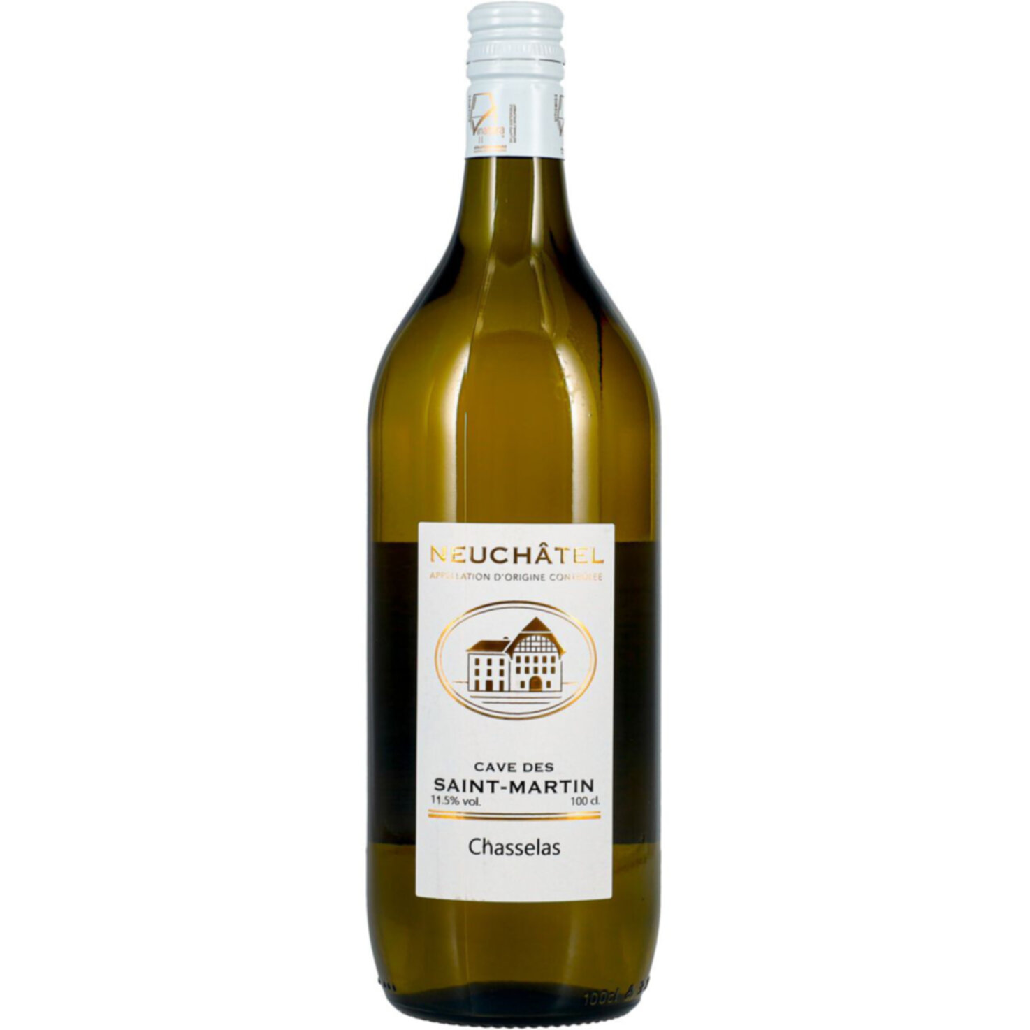 Neuchâtel AOC Chasselas Cave des Saint-Martin -100cl