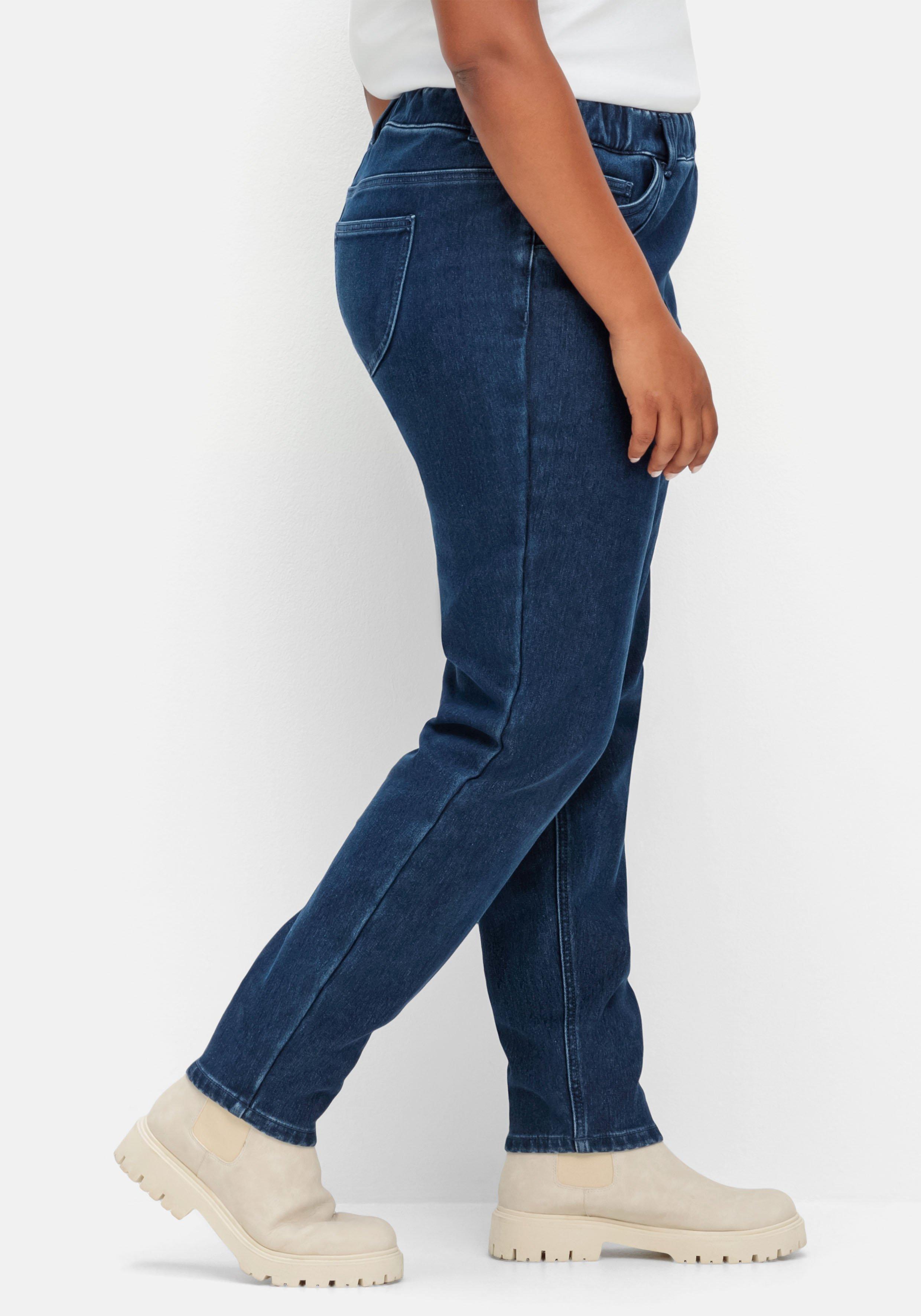 Skinny Thermojeans mit Fleece-Innenseite