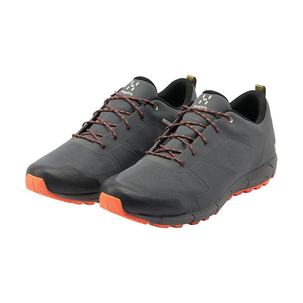 Haglöfs L.I.M LOW PROOF ECO - Chaussures randonné Homme magnetite/flame orange