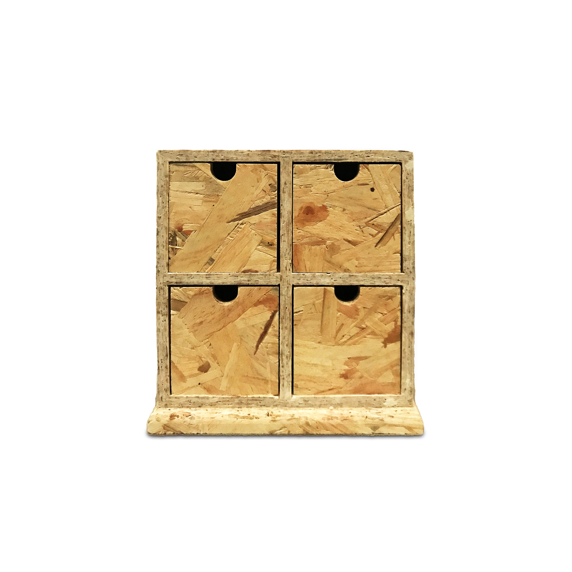 4er Schubladenbox 'Marfa', H 21,5 cm, B 21 cm, T 10,5 cm von fischer's lagerhaus