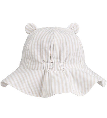 Liewood Solhat - Amelia - Stripes Crisp White/Sandy