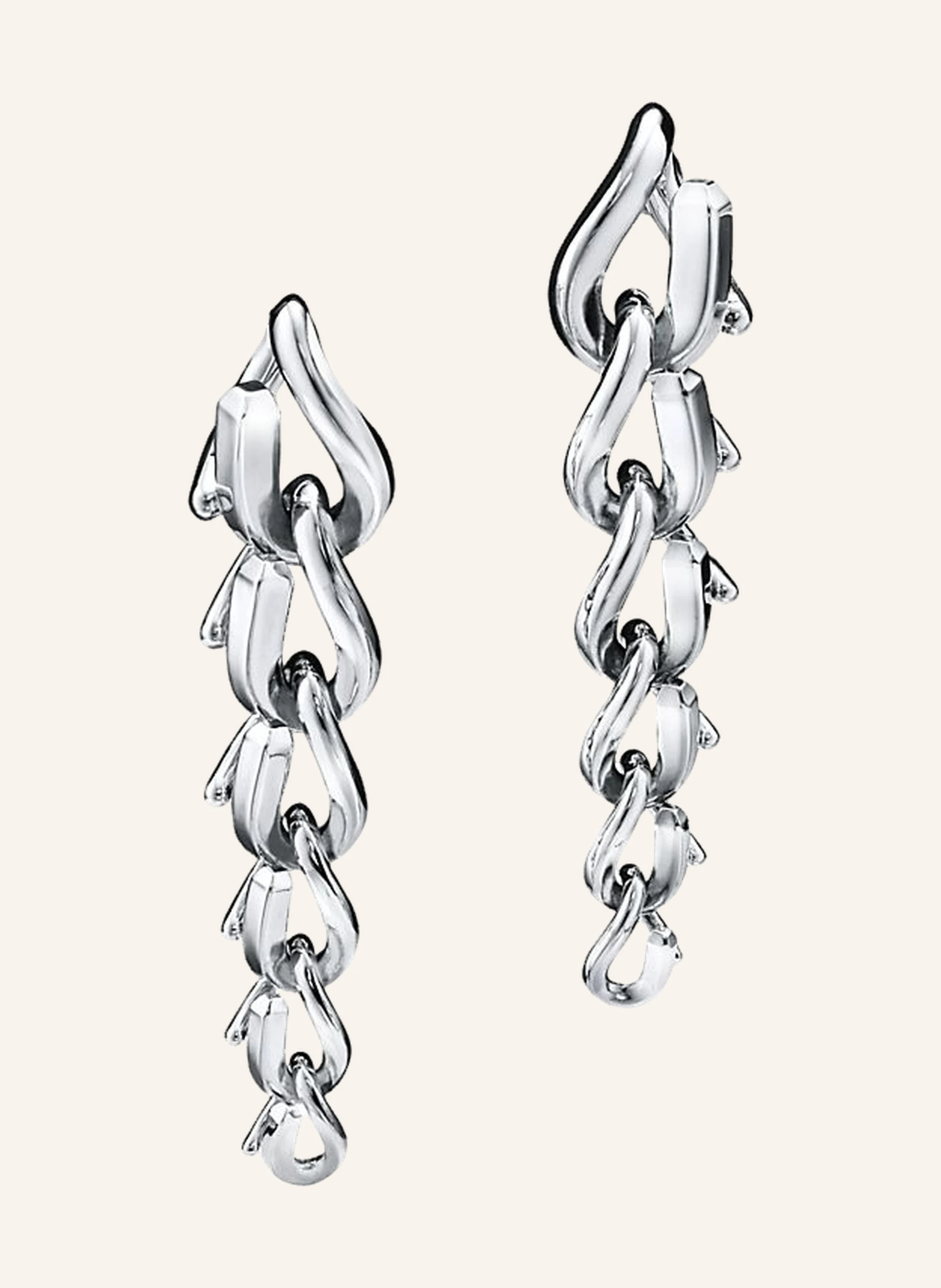TIFFANY & Co. Tiffany Forge GLIEDEROHRHÄNGER aus hochglanzpoliertem Sterlingsilber