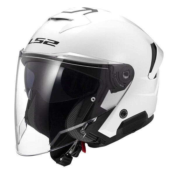 LS2 - Casque OF618 Verso II Solid Blanc brillant