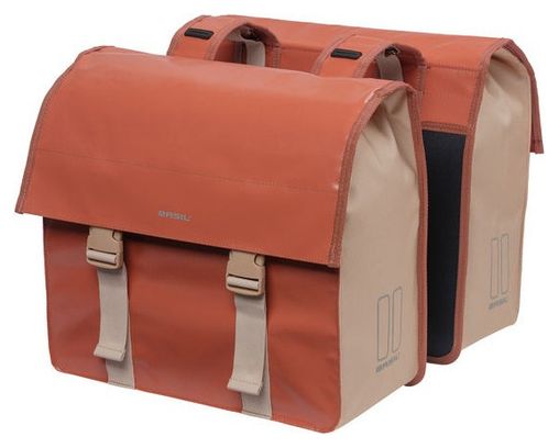 Sacoche de Porte Bagage Basil Urban Load 48-53L Terra Rouge/Rose