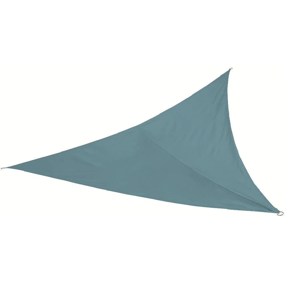 Voile d’ombrage triangulaire Delta 300x300 cm bleu orage