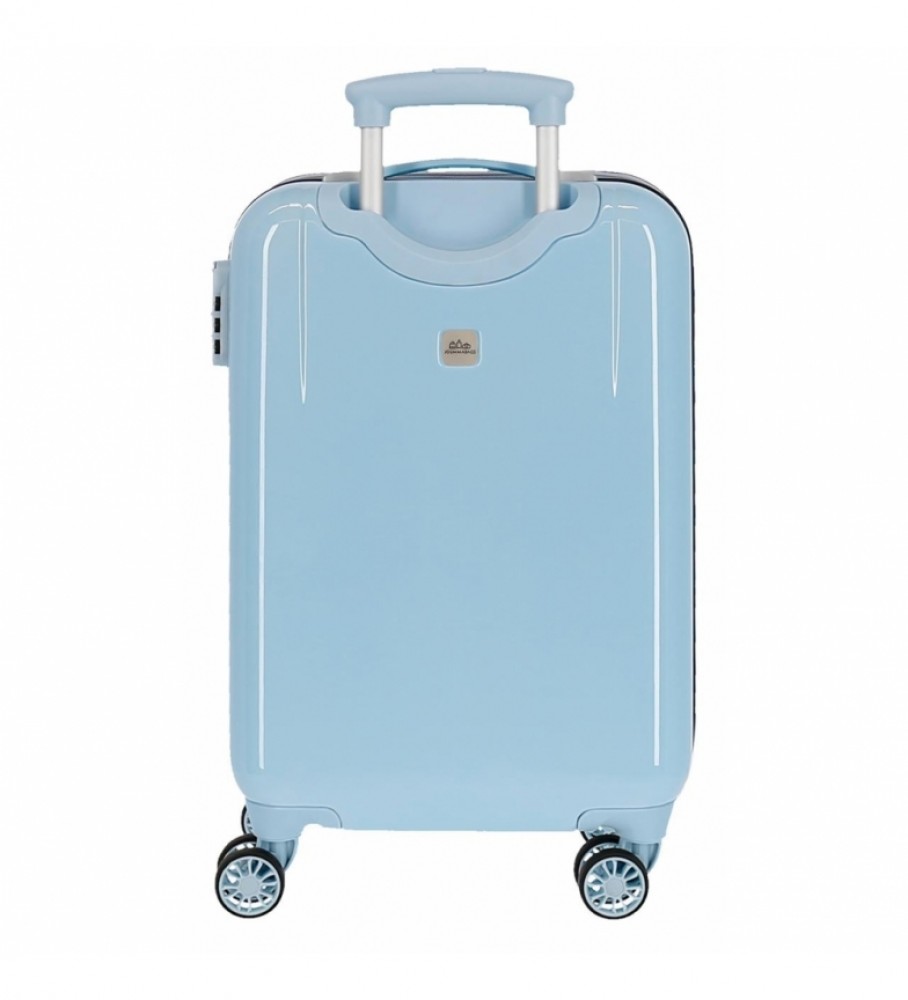 Mala de cabine rígida Joumma Bags Hi Love, azul - 38x55x20cm -