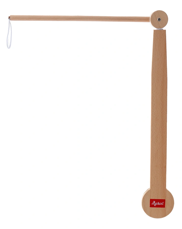 Mobile-Halter RACK aus Holz in natur