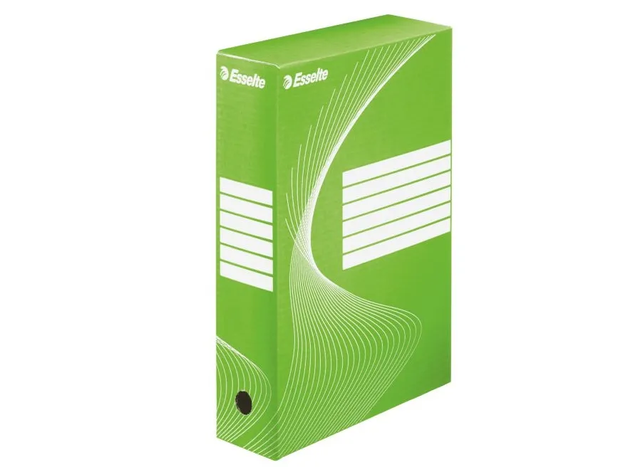 Arkivæske Esselte Vivida FSC® BOXY 80 mm grøn karton - (25 stk.)