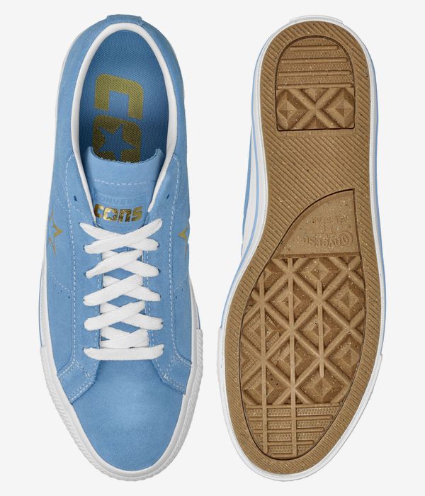 Converse CONS One Star Pro Schuh (light blue white gold)