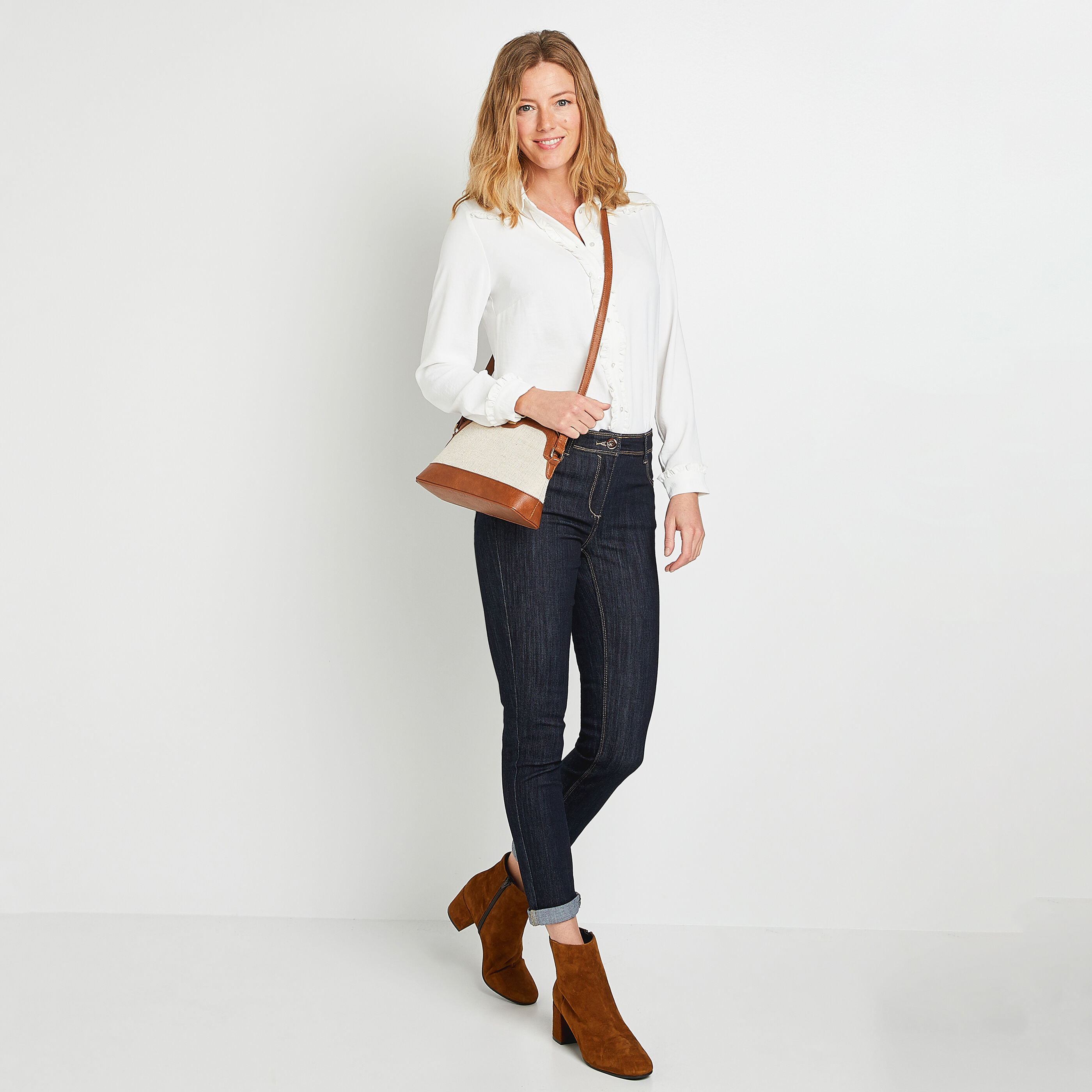 Jean slim TOKYO raccourci femme - BRUT