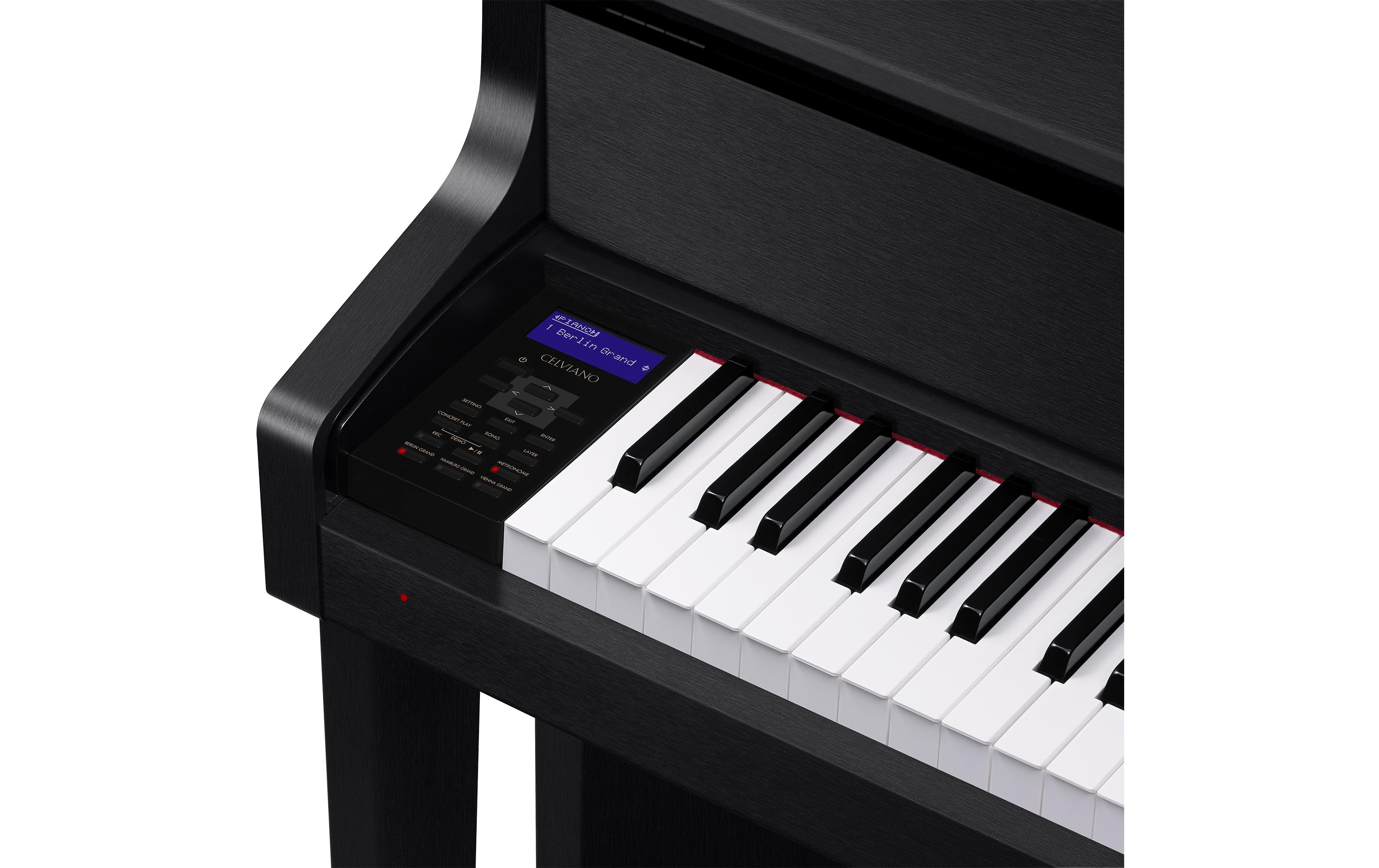 E-Piano CELVIANO Grand Hybrid GP-310BK Schwarz<br>E-Piano mit gewichtetem Natural-Grand-Hammer-Action-Keyboard mit 88 Tastens