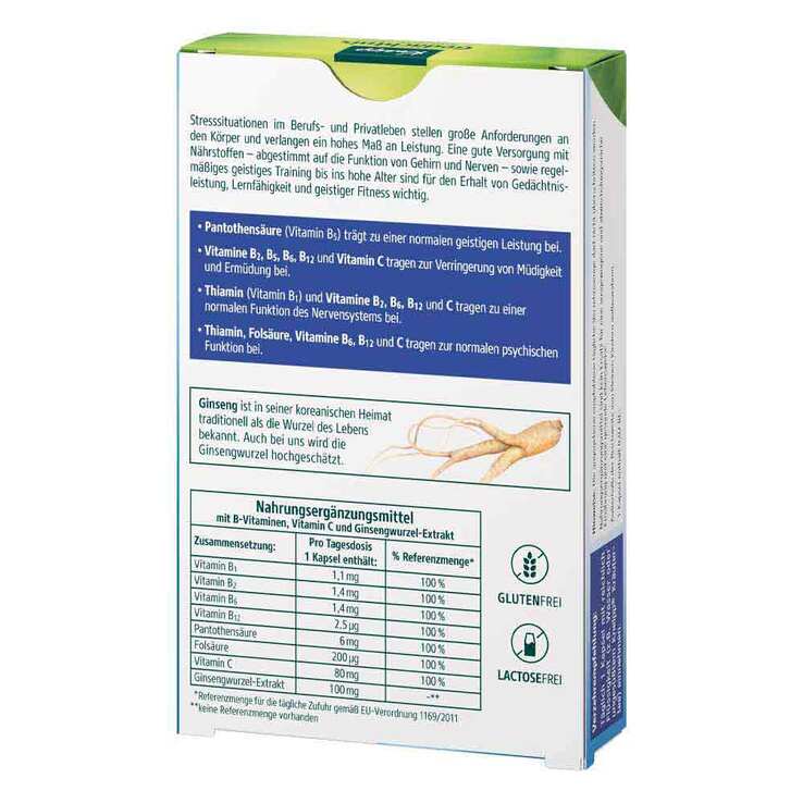 Kneipp Gedächtnis + Konzentration Kapseln, 30 St
