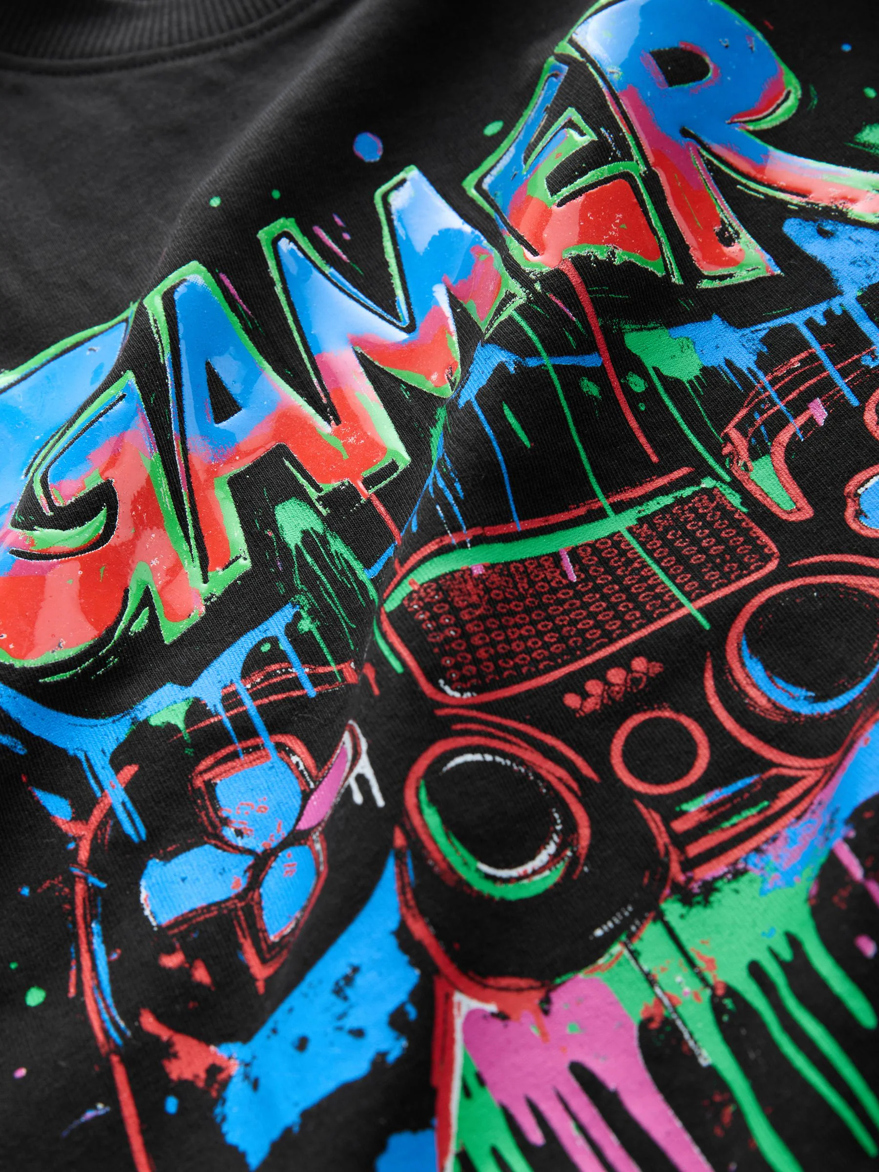 Meerkleurig gamer - Verpakking van 2 pyjama's met lange mouwen (3-16 jr)