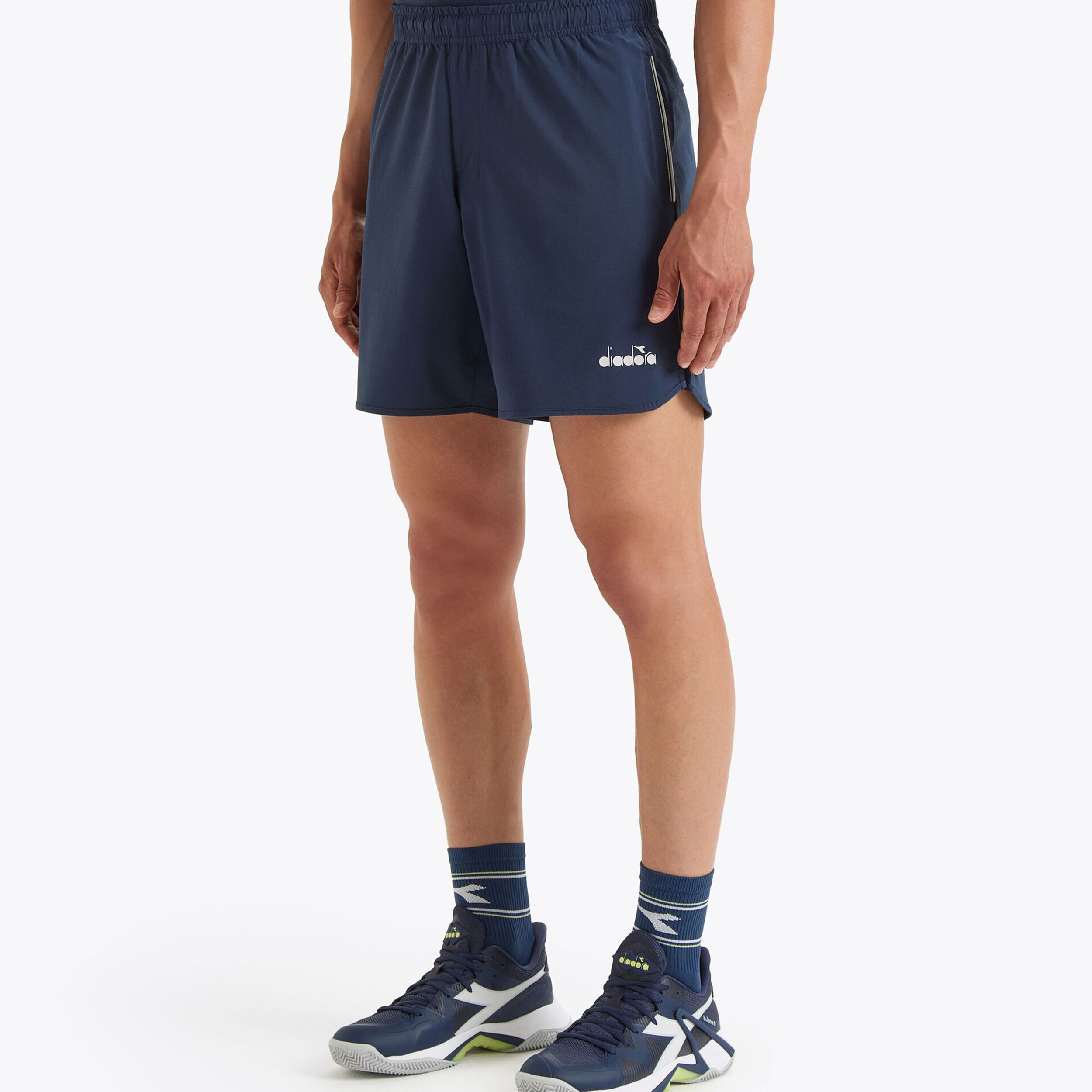Diadora 7in Icon Shorts Hommes - Bleu