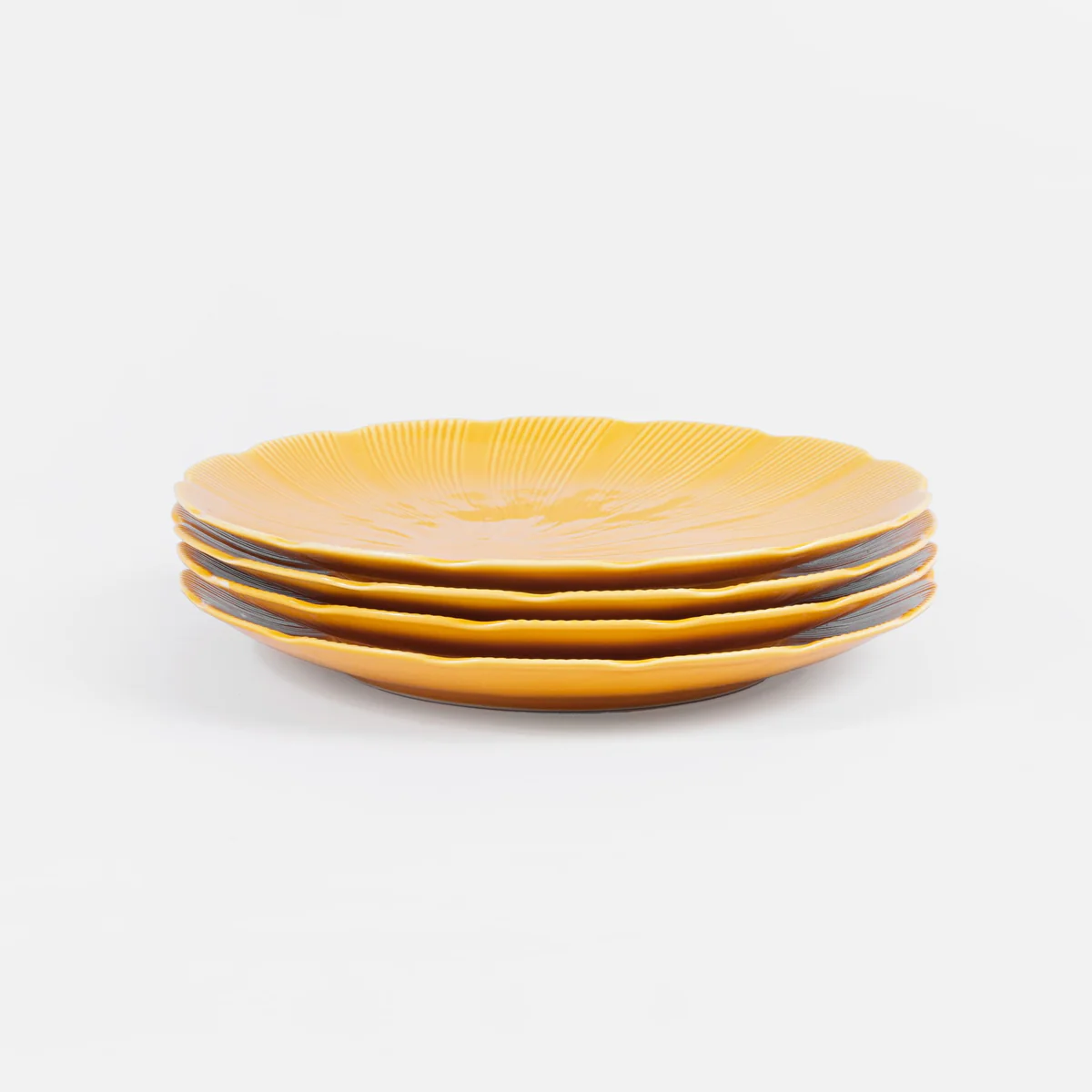 L’assiette plate en porcelaine Tahiti Jaune (14cm) OGRE La Fabrique