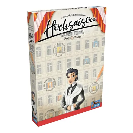 Asmodee Lookout Spiele Hochsaison: Grand Hotel Roll & Write