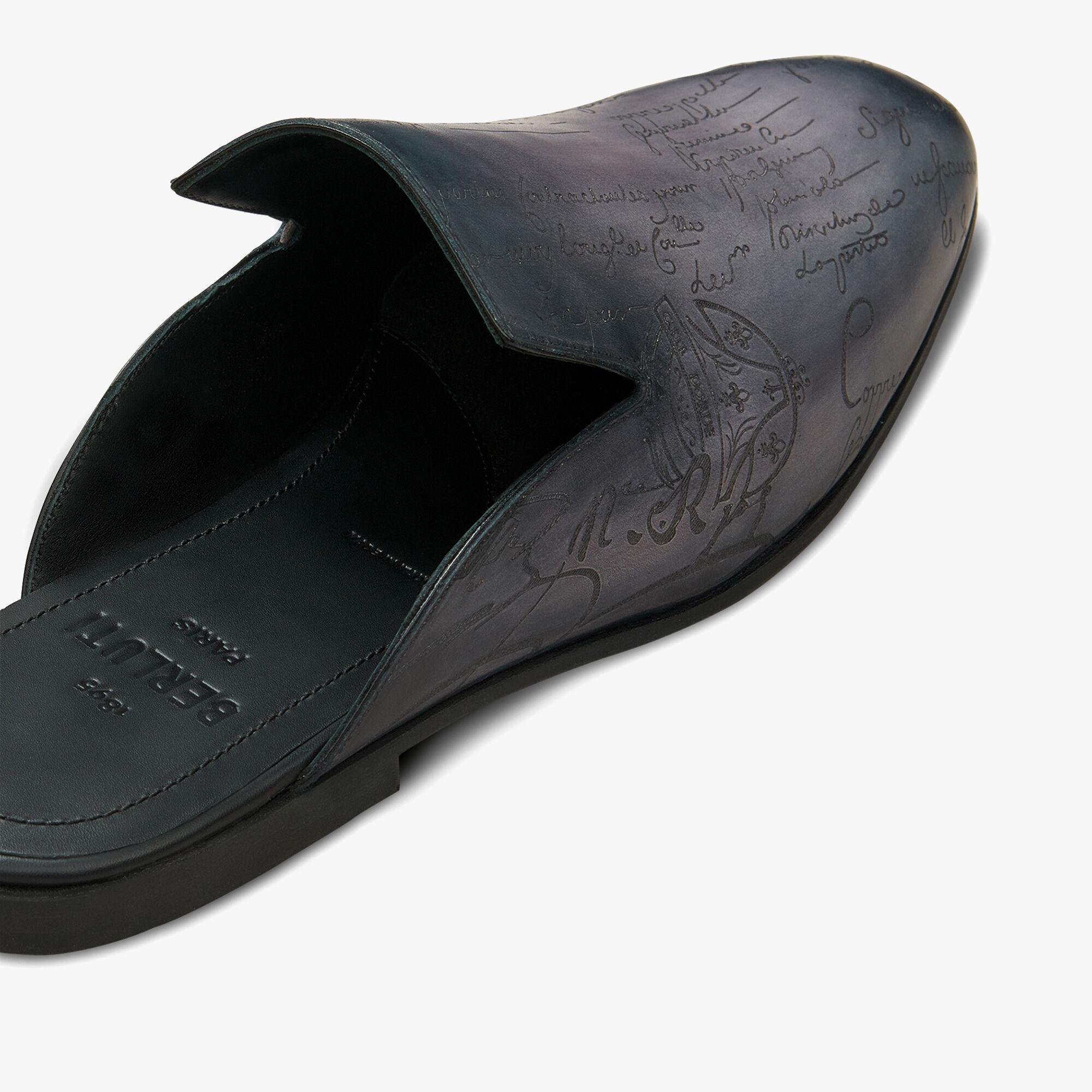 Mule Cyrus En Cuir Scritto