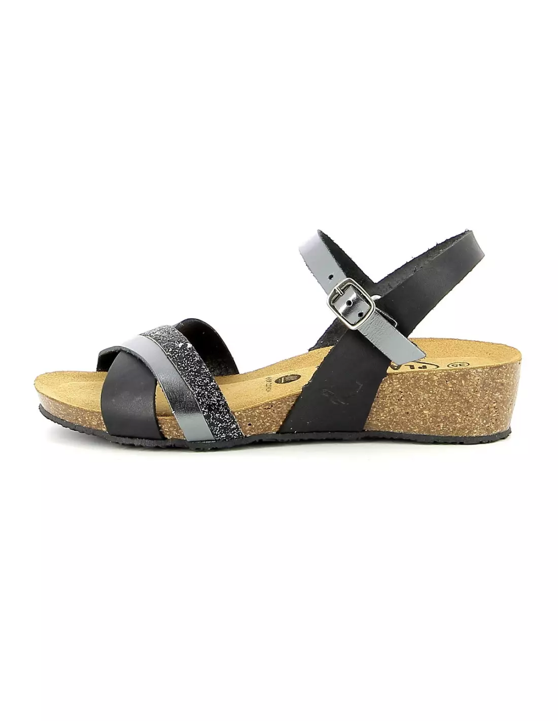 PLAKTON NORTE - Sandales & nu-pieds Noir