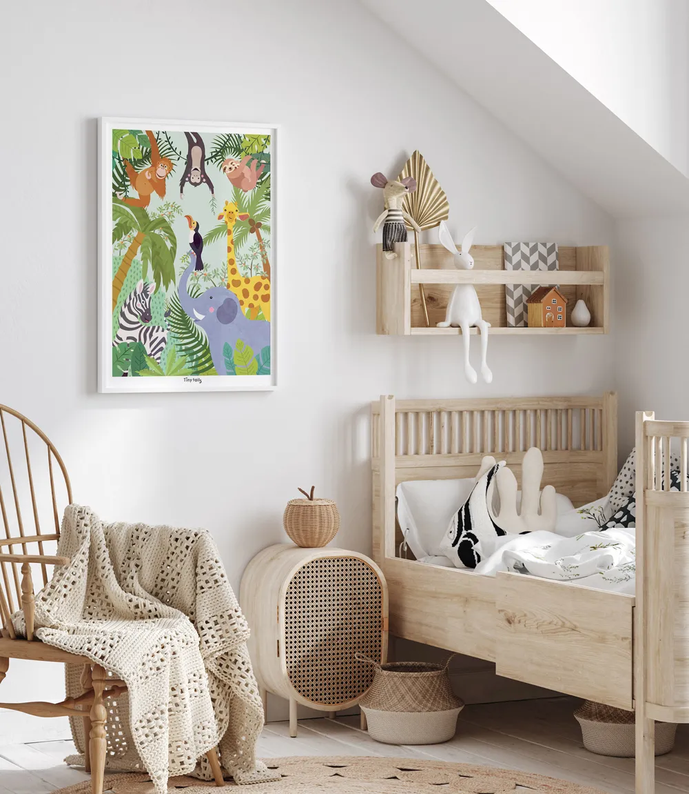 Poster&Frame Plakat - Jungledyrene