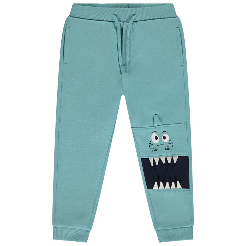 Jogging ludique en molleton pour bébé garçon - Bleu moyen
