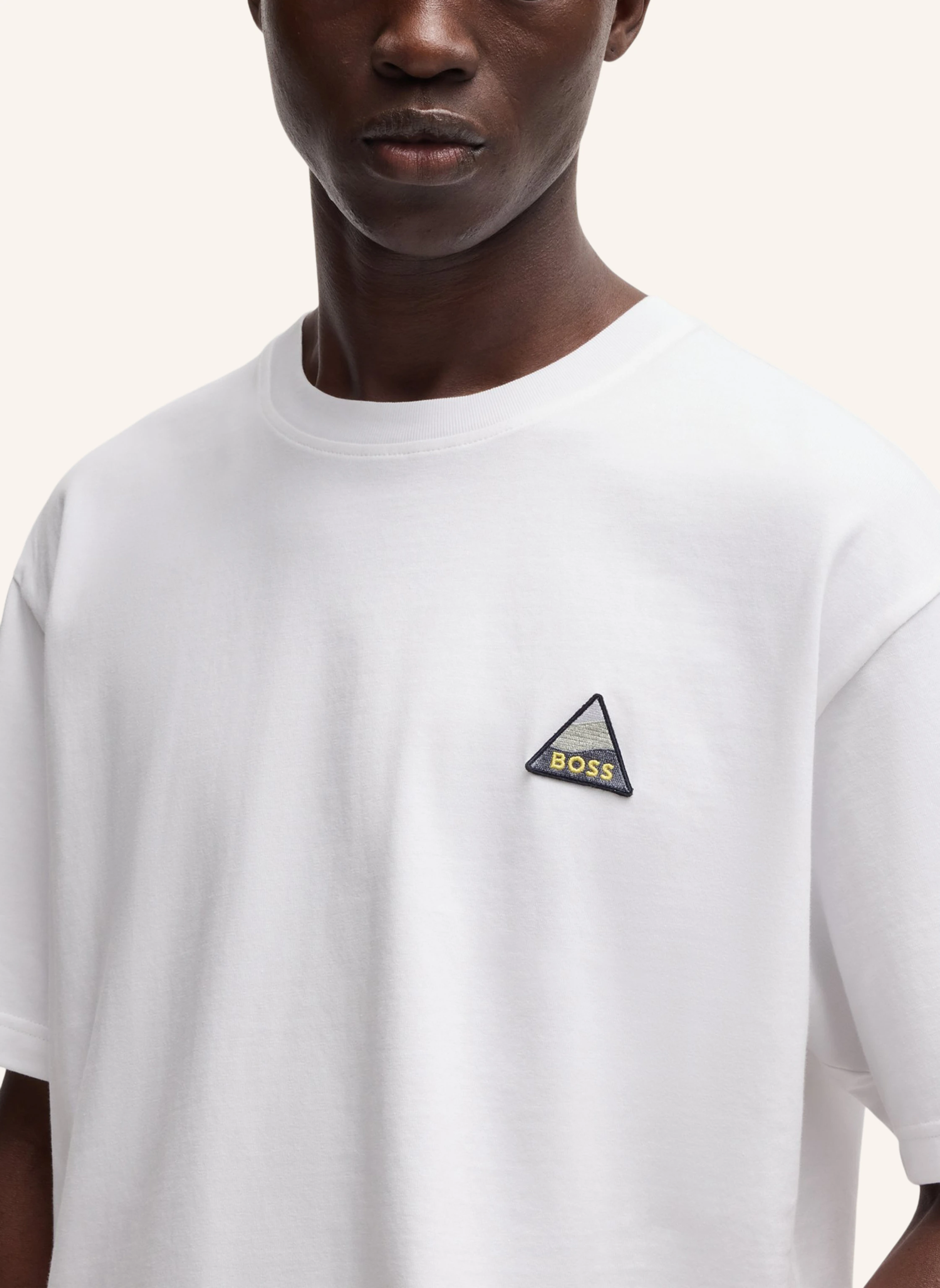 BOSS T-Shirt TE_FISHPATCH Relaxed Fit