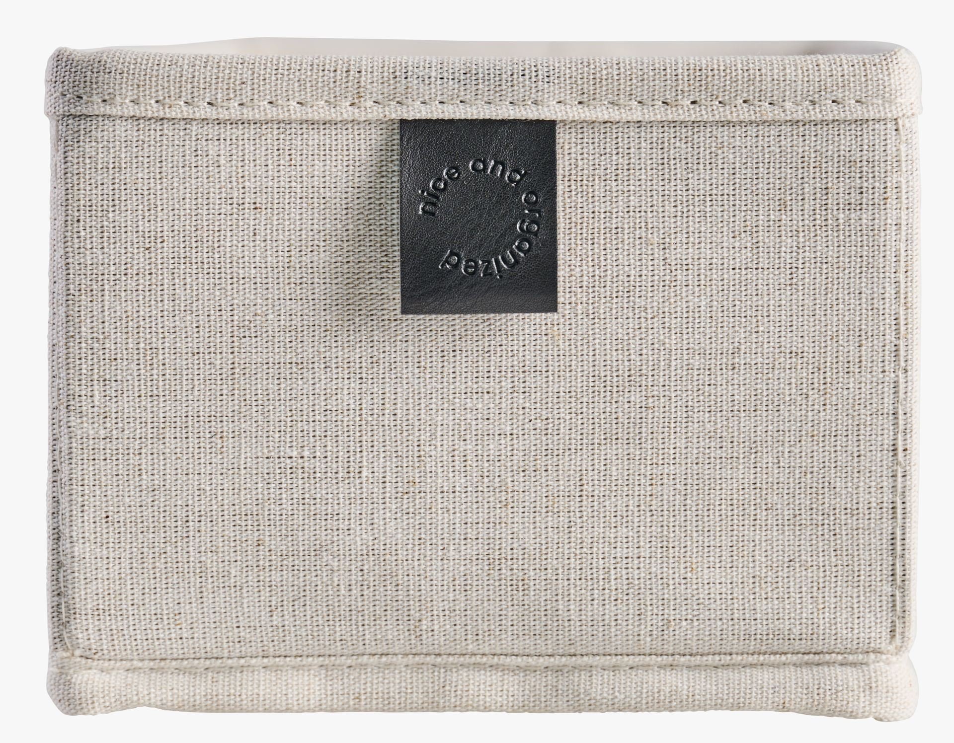 Organiseringsboks lys natur - 28x14x11 cm