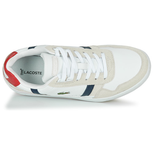Lacoste - T-CLIP 0120 2 SFA Blanco / Marino / Rojo