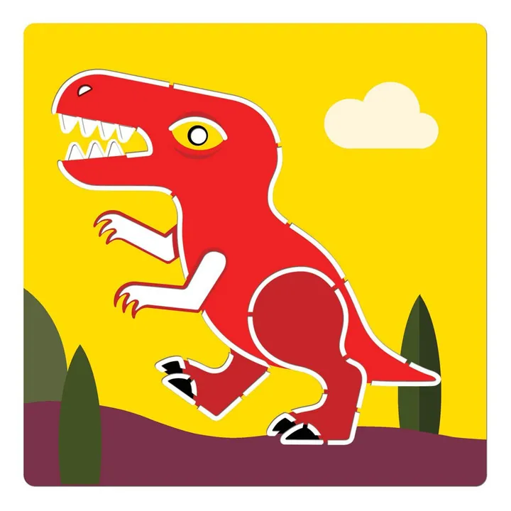Djeco 5 pochoirs dinosaures