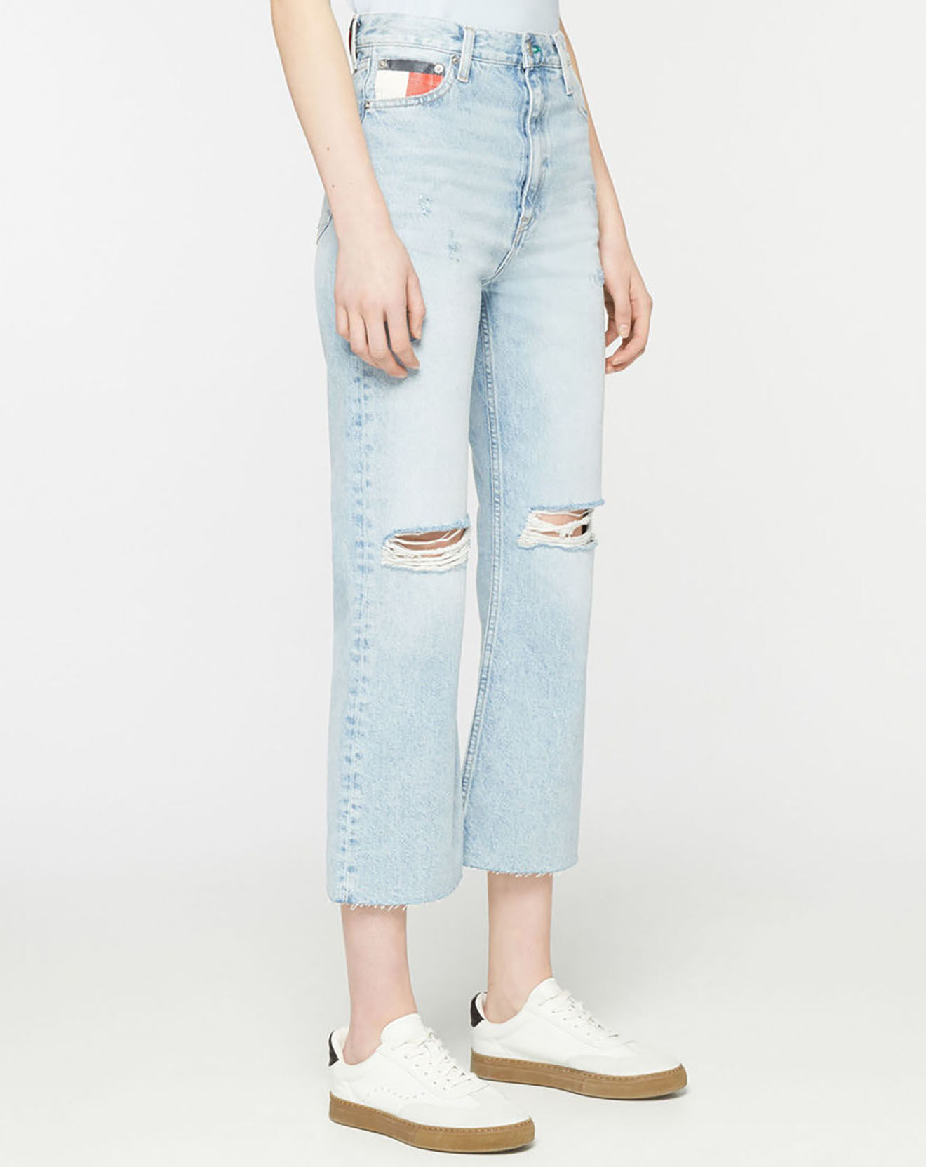 Tommy Jeans Jean flare 7/8 harper hr ank bleu délavé