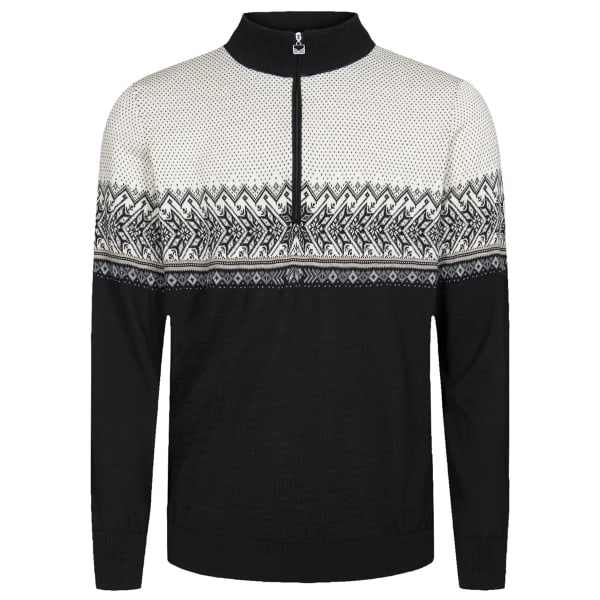 Pull DALE OF NORWAY HOVDEN M SWEATER BLACK LIGHTCHARCOAL SMOKE