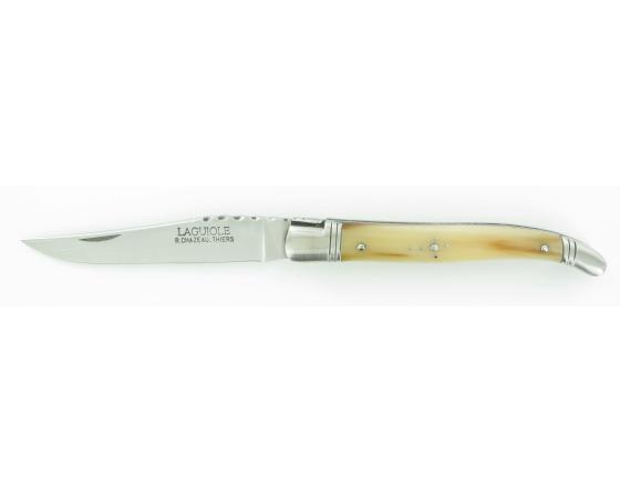 Laguiole Corne Carbone Couteau de poche Laguiole par Chazeau Honoré