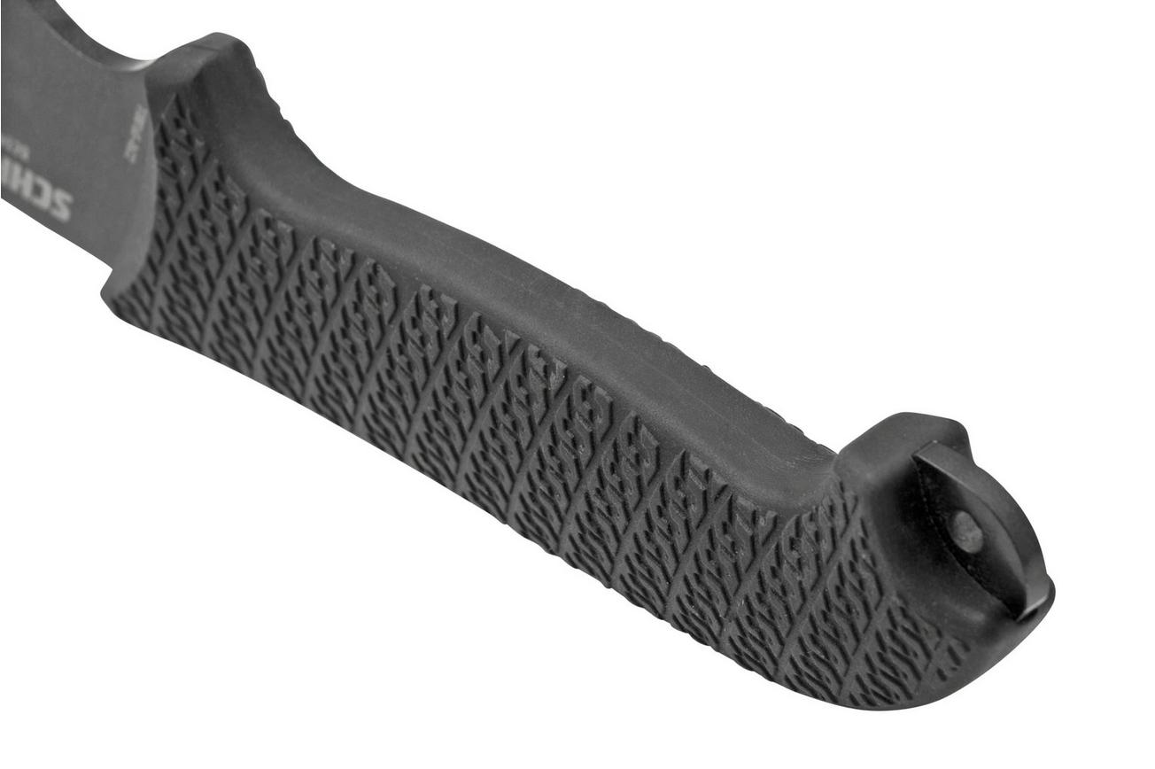 Schrade Bedrock Magnum 1182517, zwart vaststaand mes