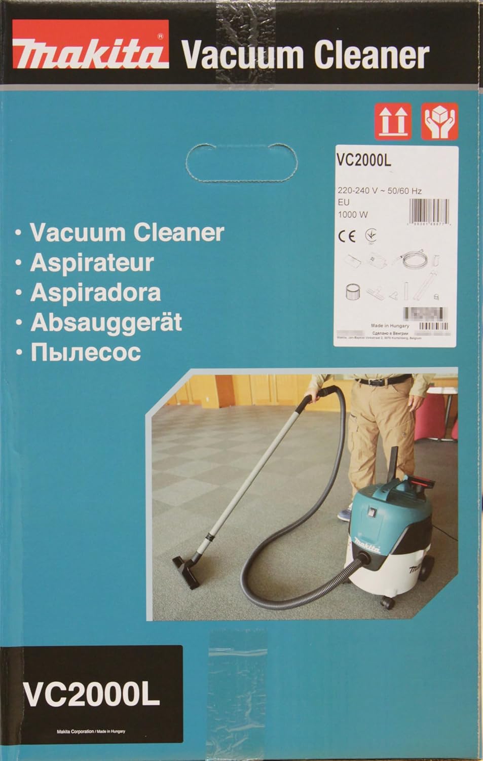 Makita VC2000L Staubsauger f. Staubklasse L, Keine Farbe.