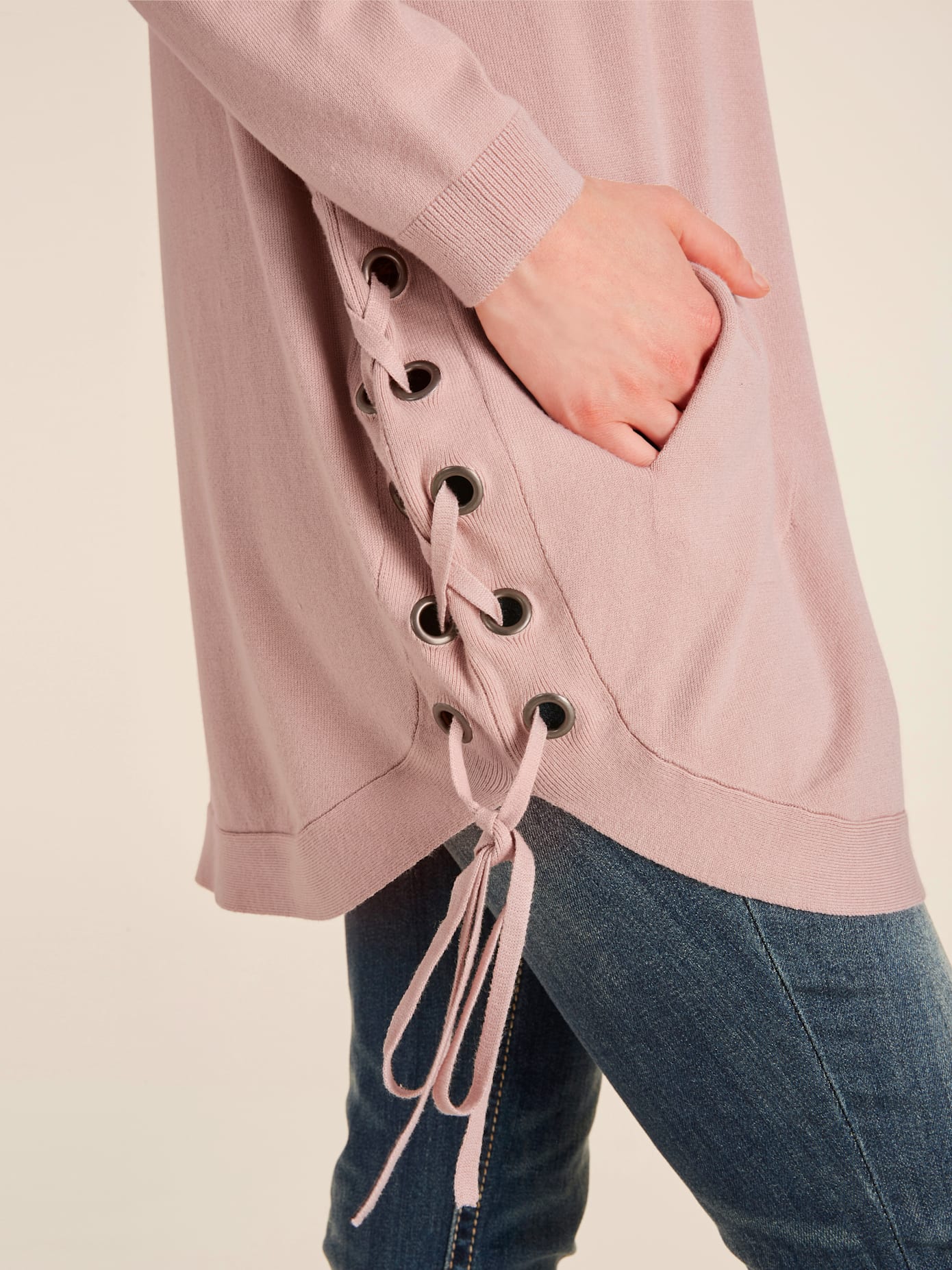 Pull long encolure ronde