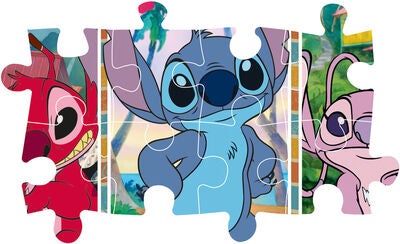 Clementoni Disney Stitch Maxi Puslespill 24 Brikker