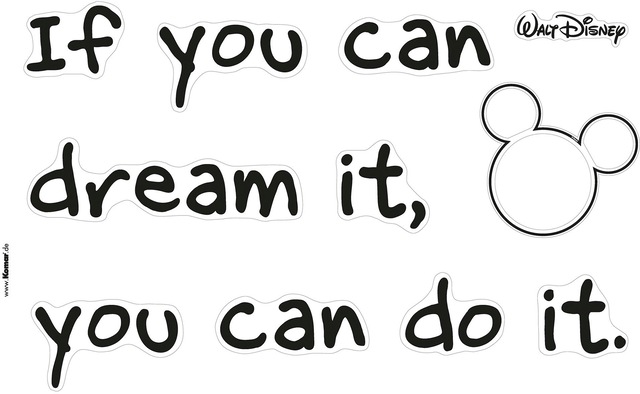 Komar Wandtattoo »Disney You can do it - Grösse 50 x 70 cm« selbstklebend, Wandsticker, Kinderzimmer