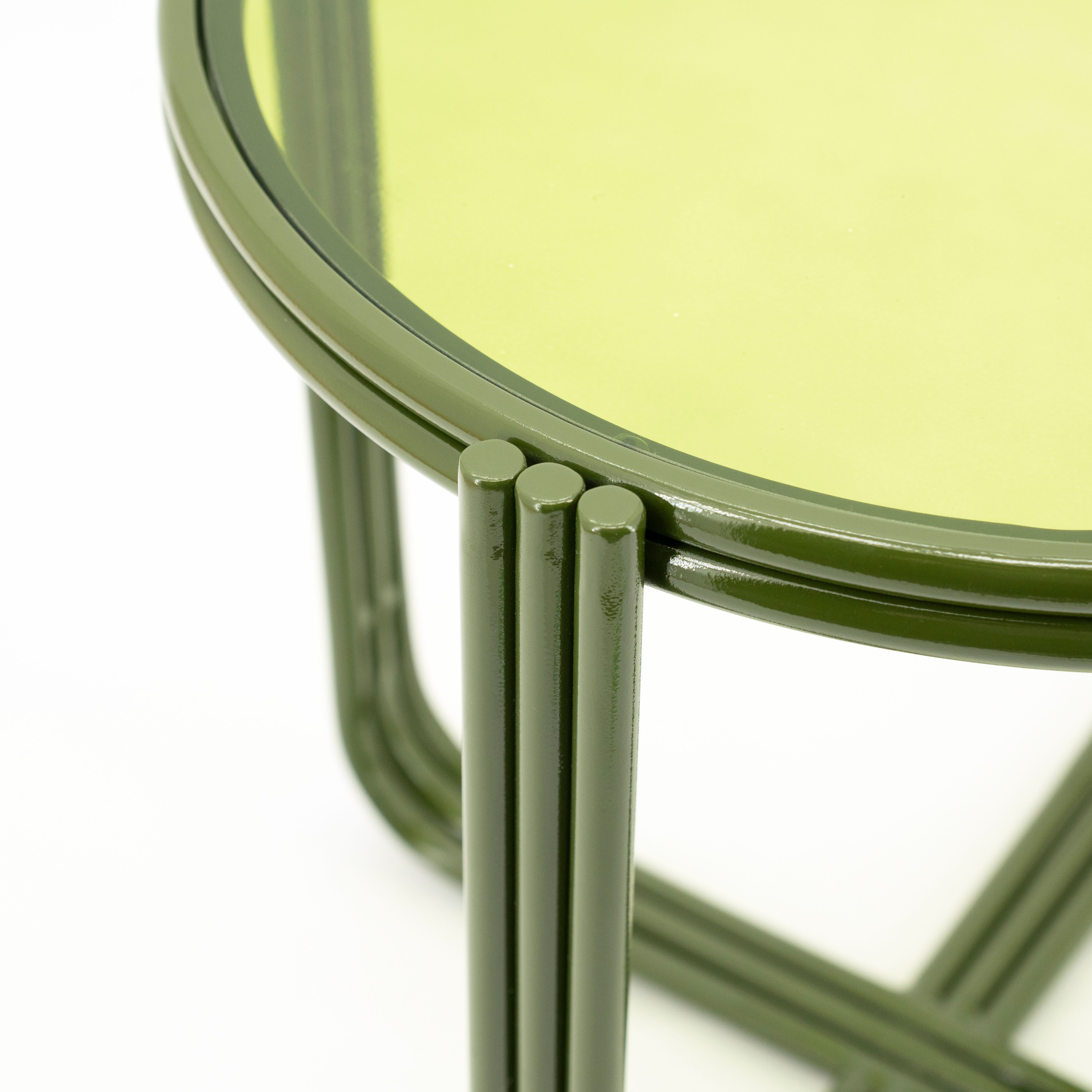 Bijzettafel Groen 250290 Groovy ⌀42.5  x H42.5 cm