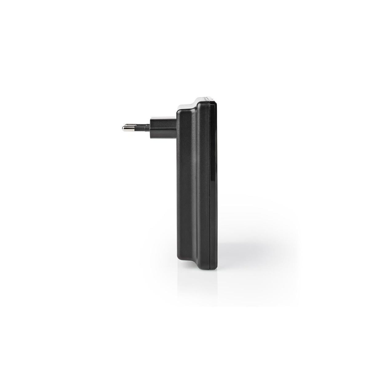 Nedis Trådløs ringeklokke Set | Nettstrøm drevet | 220 - 240 V AC 50 Hz | 1x CR2032 | Volum: 80 dB | Signalområde (siktelinje): 300 m | IP44 | Justerbar volum | 36 Melodier | 1 Mottaker | Sort
