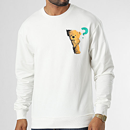Sweat Crewneck GK-1012 Blanc
