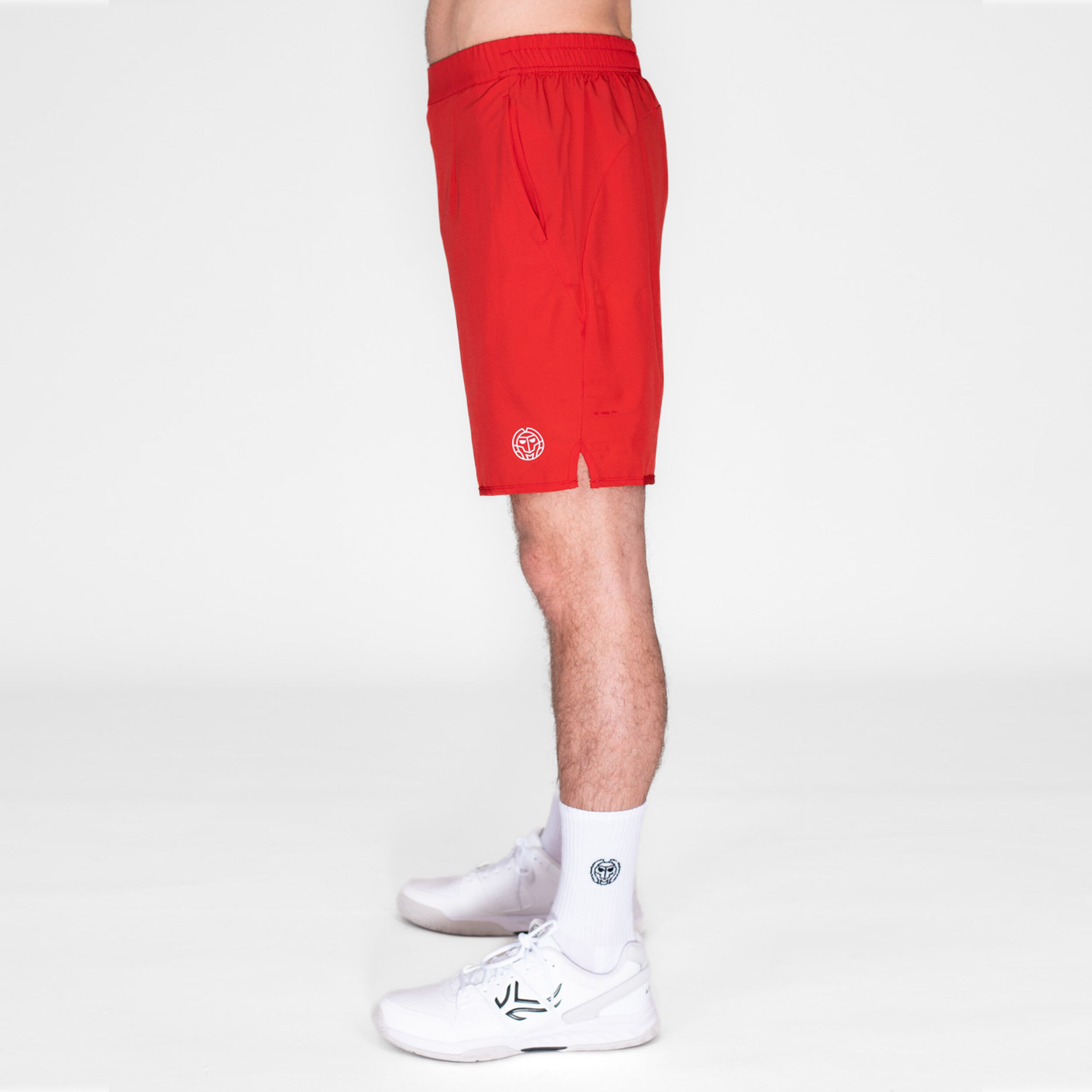 BIDI BADU Crew 9in Shorts Hommes - Rouge