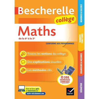 Bescherelle Maths Collège