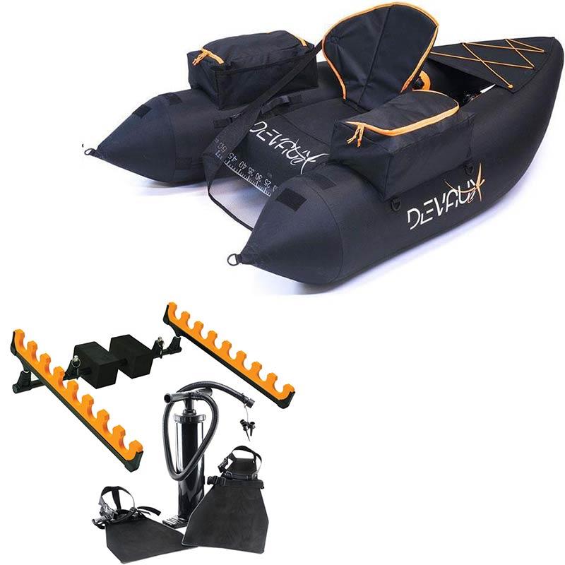Pack Float Tube Devaux Kayak Tube Cap-V2000 Noir