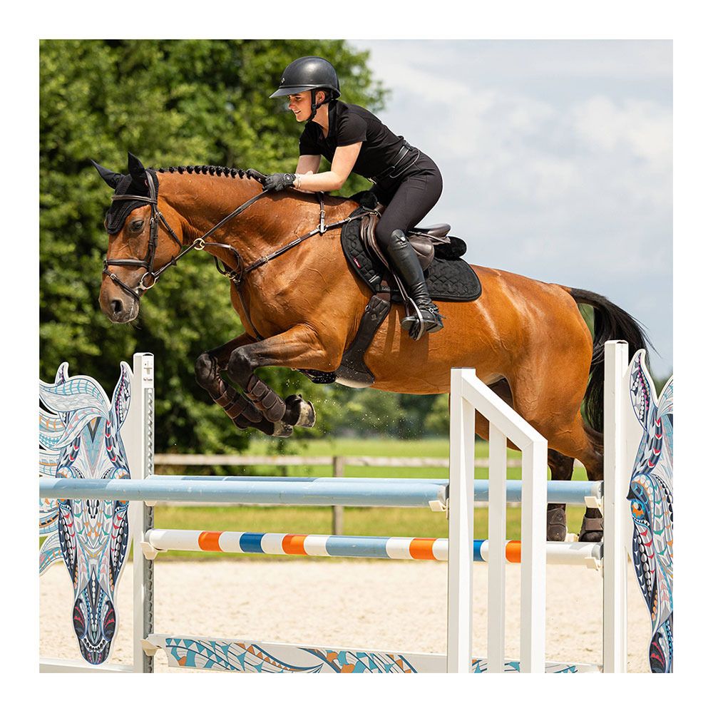 Le Mieux CRYSTAL SUEDE CLOSE CONTACT SQUARE - Tapis d'obstacle black