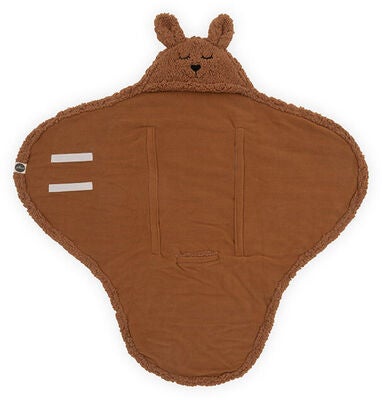 Jollein Bunny Omslagsvognpose, Caramel