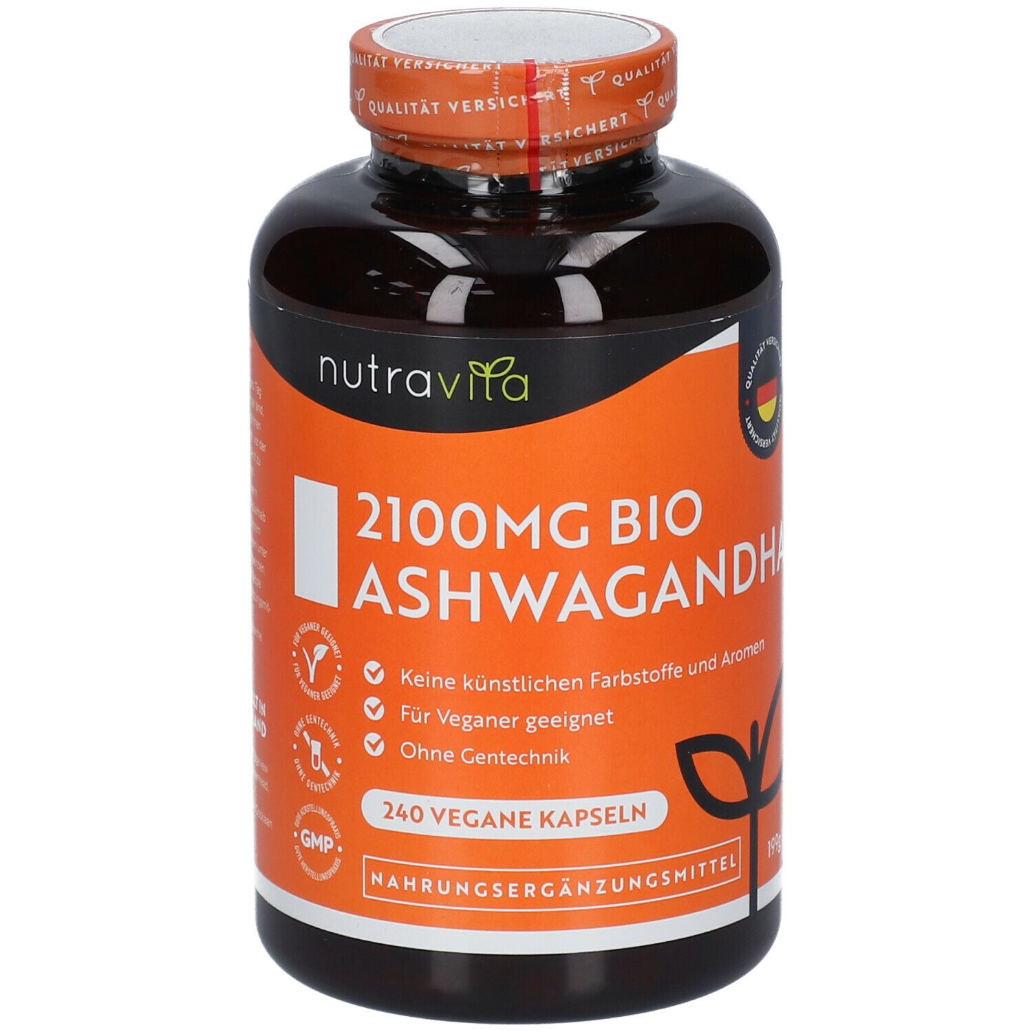 Nutravita 2100 mg Bio Ashwagandha hochdosiert