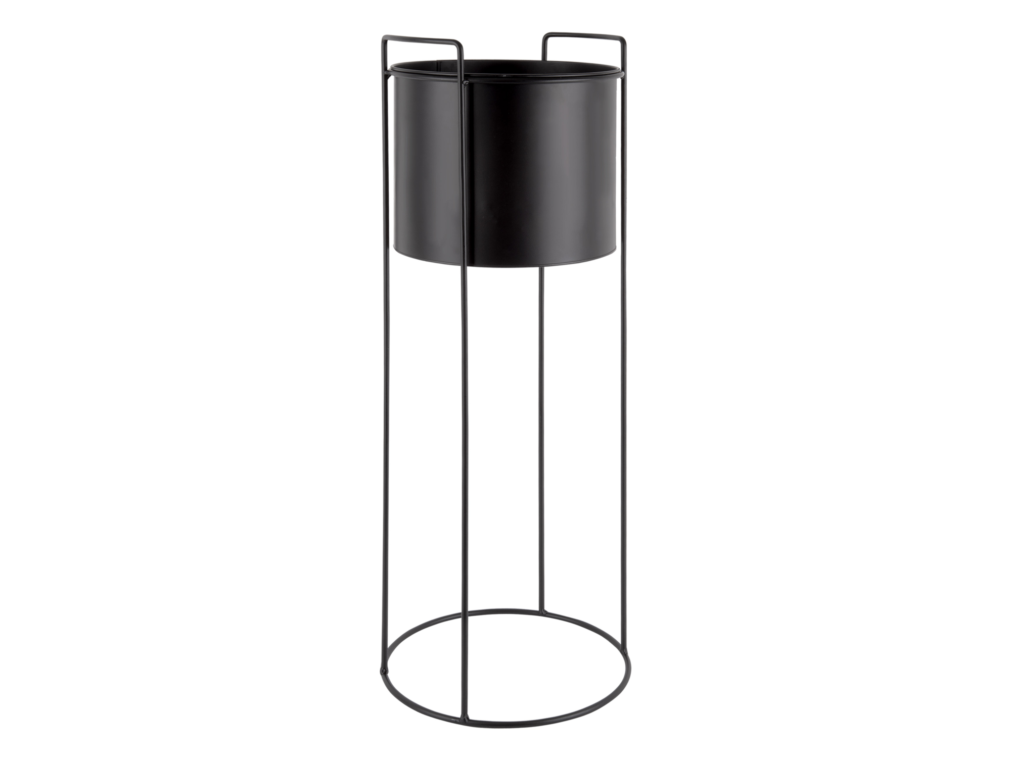 Plant pot set Essence round iron black
