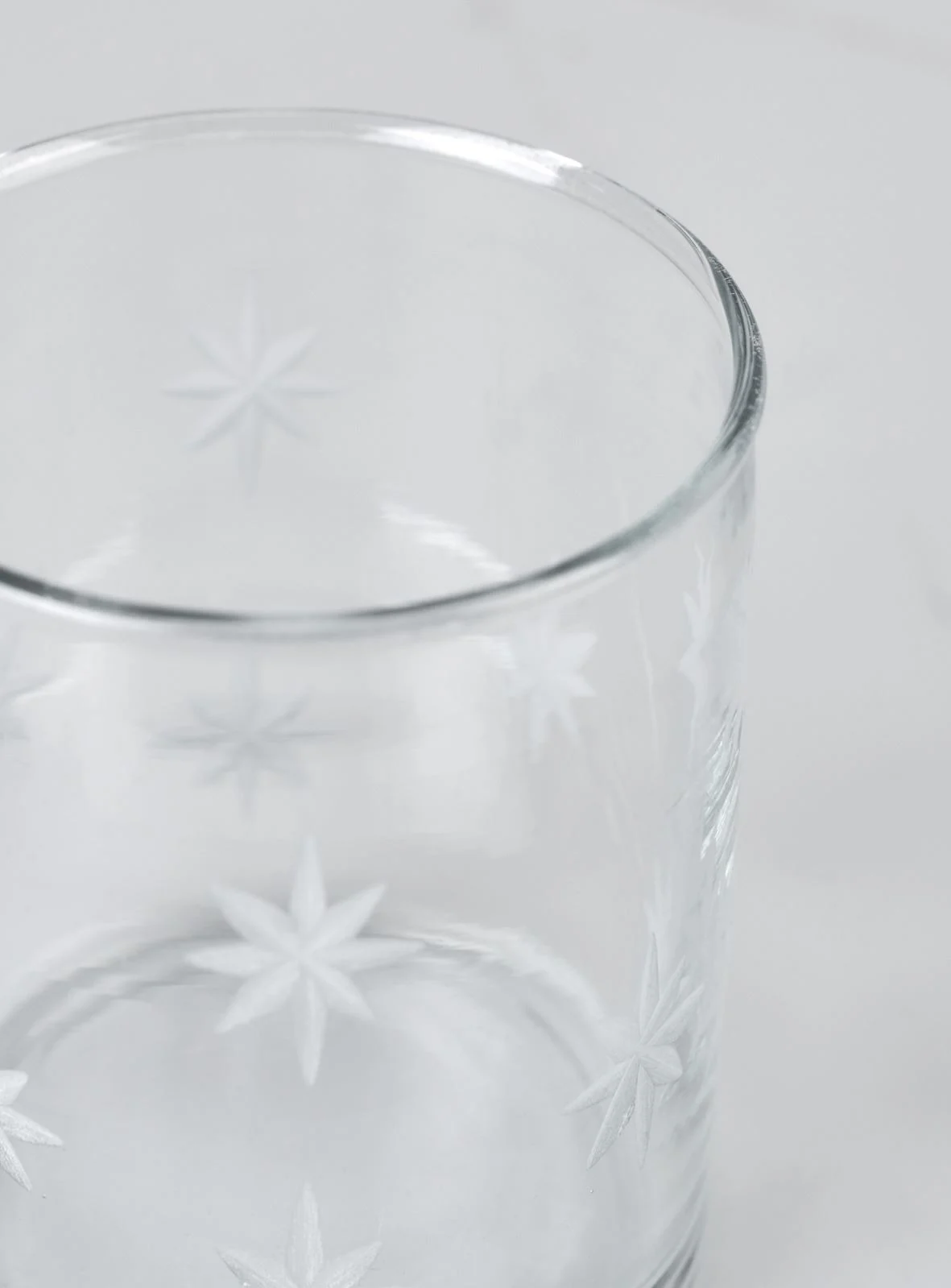 Telysholder transparent - 7,5x7,5x9 cm