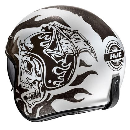 Casque Hjc V31 - FLAME - Noir / Blanc